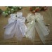 Beautiful Girls Long Ribbons Lace Hair Clip (White/ Cream)